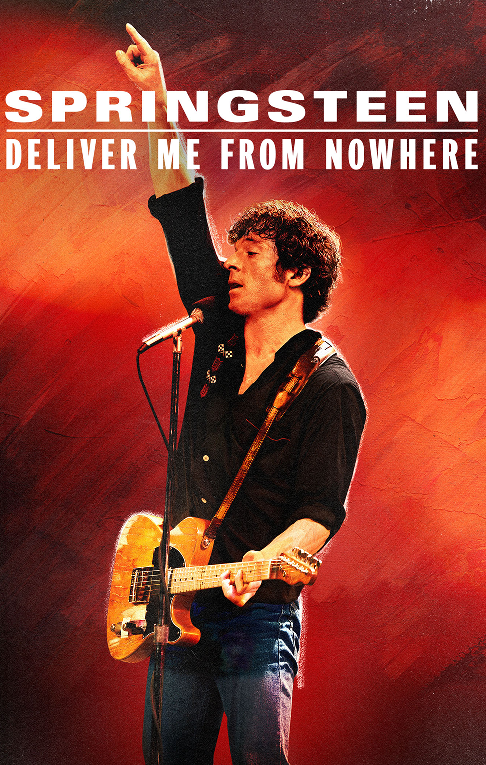 Poster for Springsteen: Deliver Me From Nowhere highlighting Bruce Springsteen.