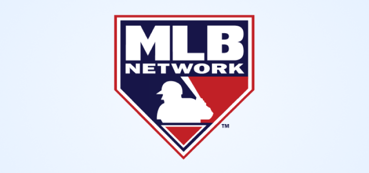 MLB Network logo on white background. 