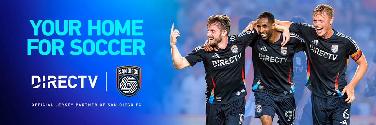 SDFC DIRECTV partnership with sponsor jersey.