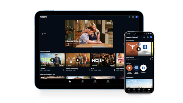 Content displaying on multiple screens.