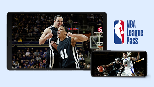 TV screen showing the DIRECTV Sports Central interface with multiple live games and a person viewing the screen.